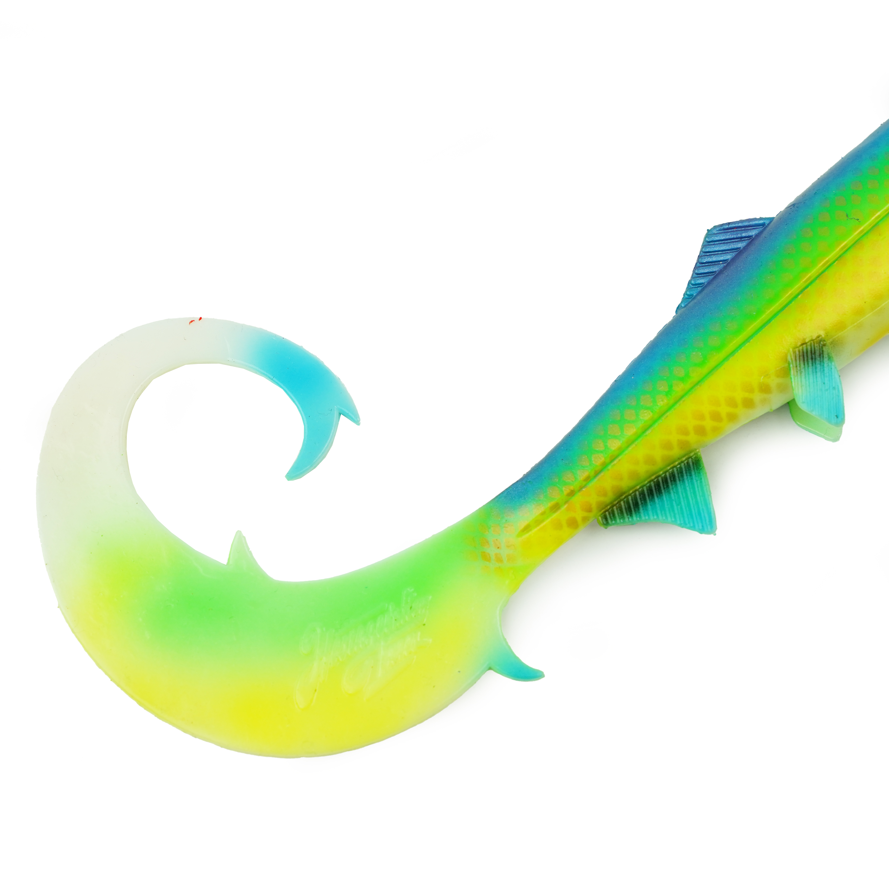 Hostagevalley Curlytail - Green Attack UV II - 18cm