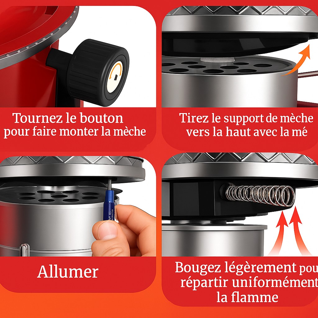 Homelux Petroleumkachel met Draagtas – Compacte Noodkachel voor Binnen en Buiten – 2600W – Inclusief Brandstofpeilmeter