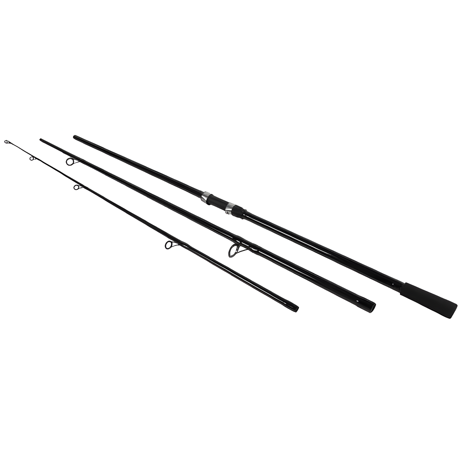 FISH-XPRO Karper Set Plus 3-Rod - Karperhengelset Zwart - 96-Delig - Beetmelders - Swingers - Rodpod - Achtersteunen - Foudraal 