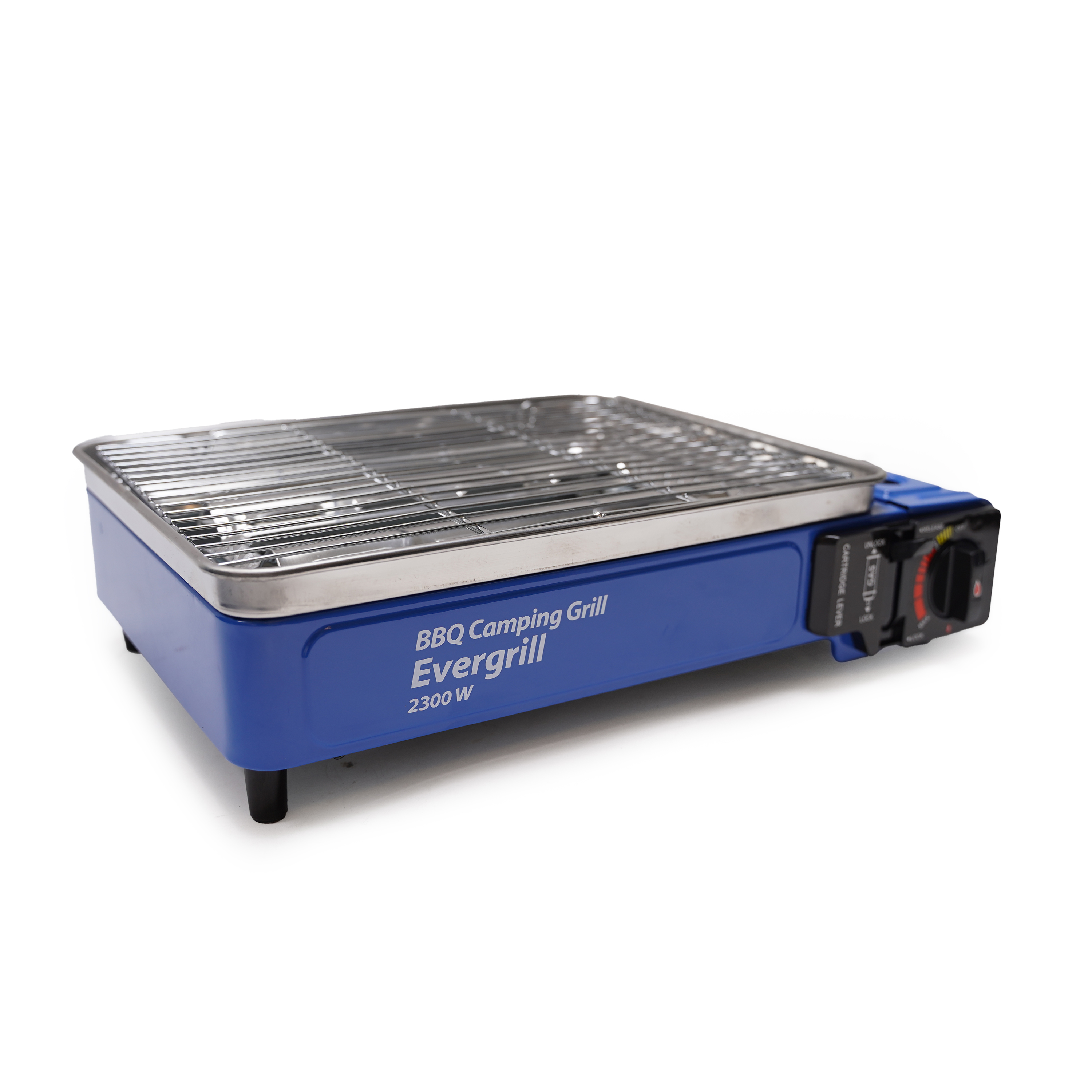 Eurocatch Butaangas Camping Grill Evergrill - Gas Barbecue - Camping Kooktoestel - Tafelgrill - Tafelbarbecue - incl. 12 gasbussen