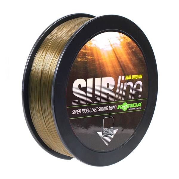 Korda SuBline | Nylon Vislijn | Brown | 12lb | 0.35mm | 1000m