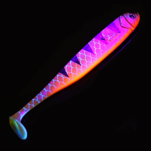 Eurocatch Fishing Zander Gummifisch | Shad | UV Barsch | 12cm | 5st