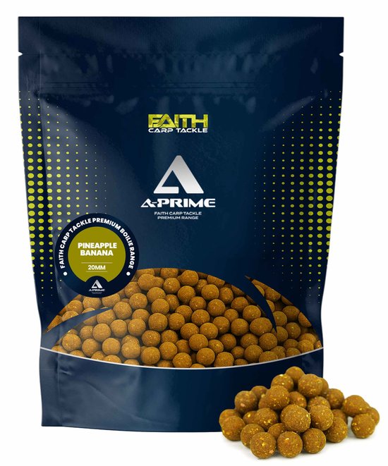 Faith A-Prime Boilie - 1kg - 16mm - Banana/Pineapple 