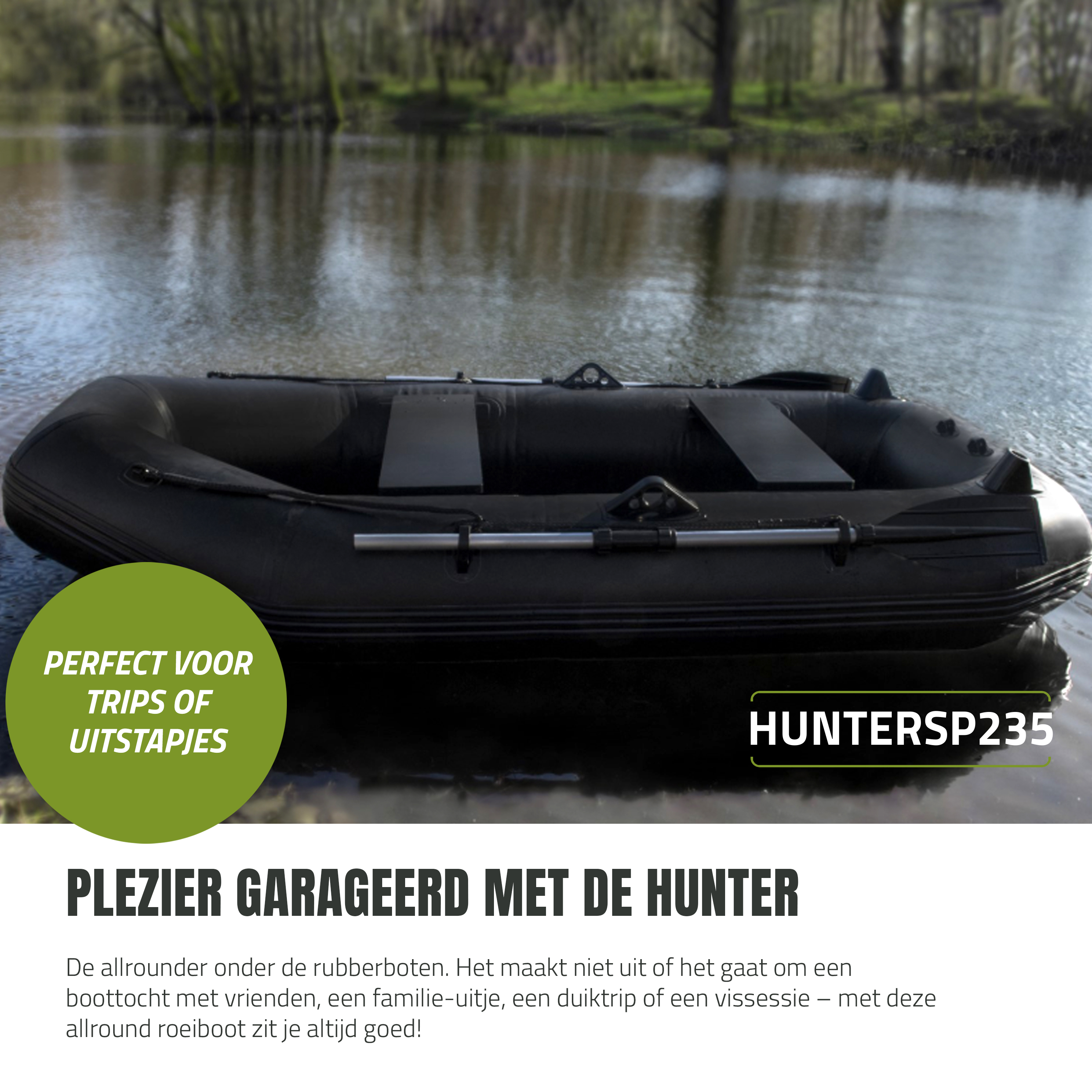 Eurocatch Hunter Sp 235 - Rubberboot - 2,35m Lang