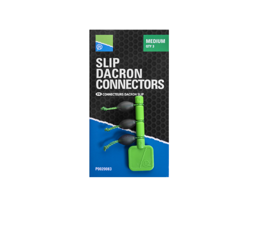 Preston Slip Dacron Connector - Medium