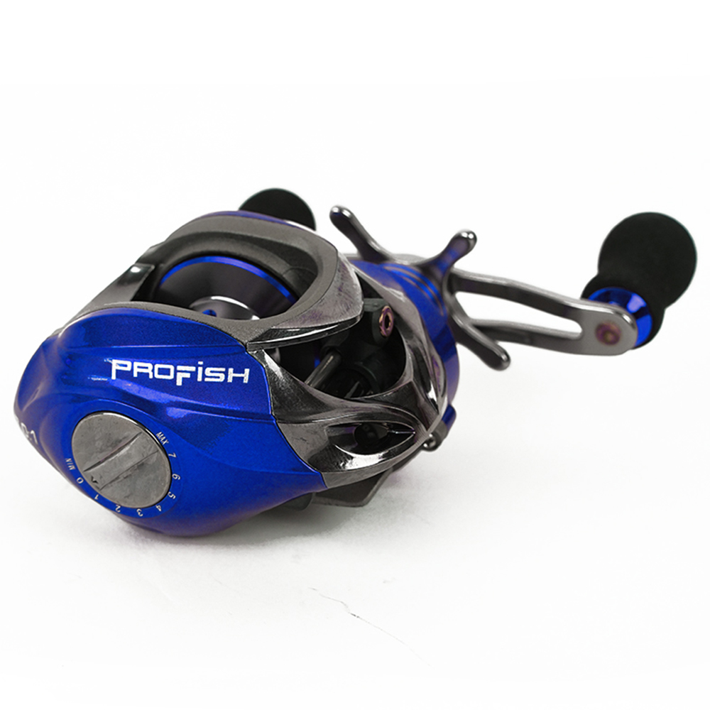 Profish Crius | Baitcast Reel LH | Ratio 7.0: 1 | farbe blau