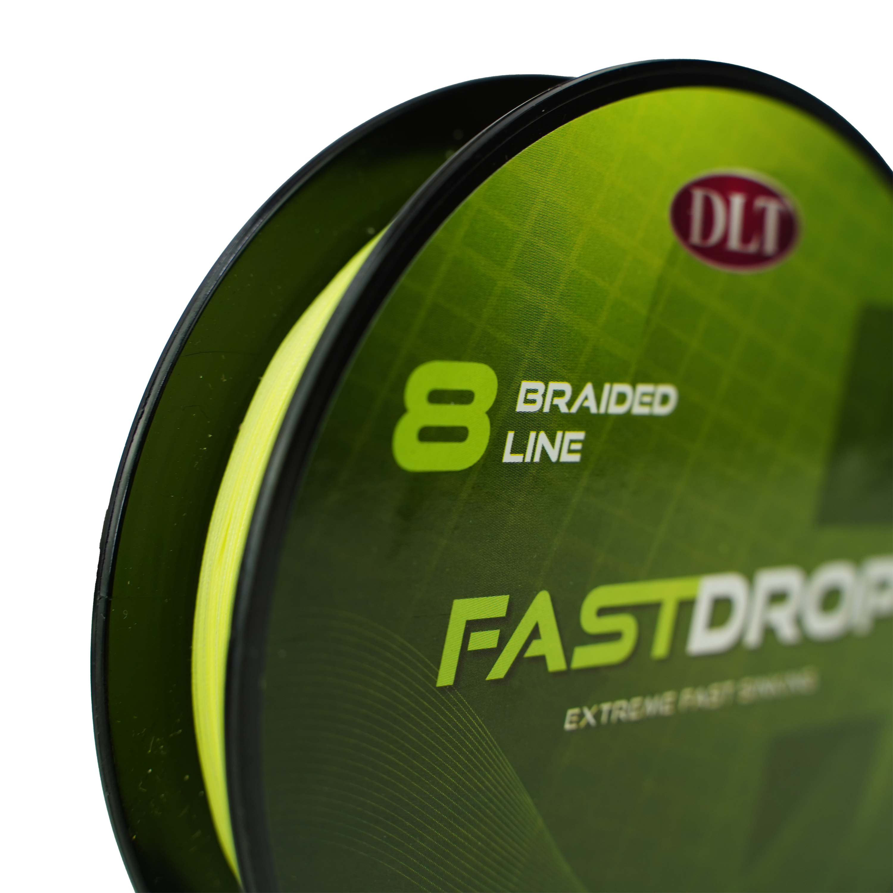 DLT FastDrop 8-Braid - Sinking - 200m - 0.16mm - Yellow - 11kg