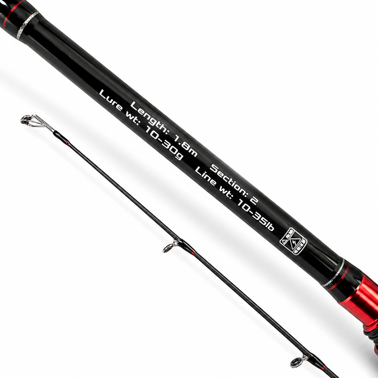 Eurocatch Baitcaster set 1.80m - incl. 200m Gevlochten lijn - Molen + Hengel + Lijn