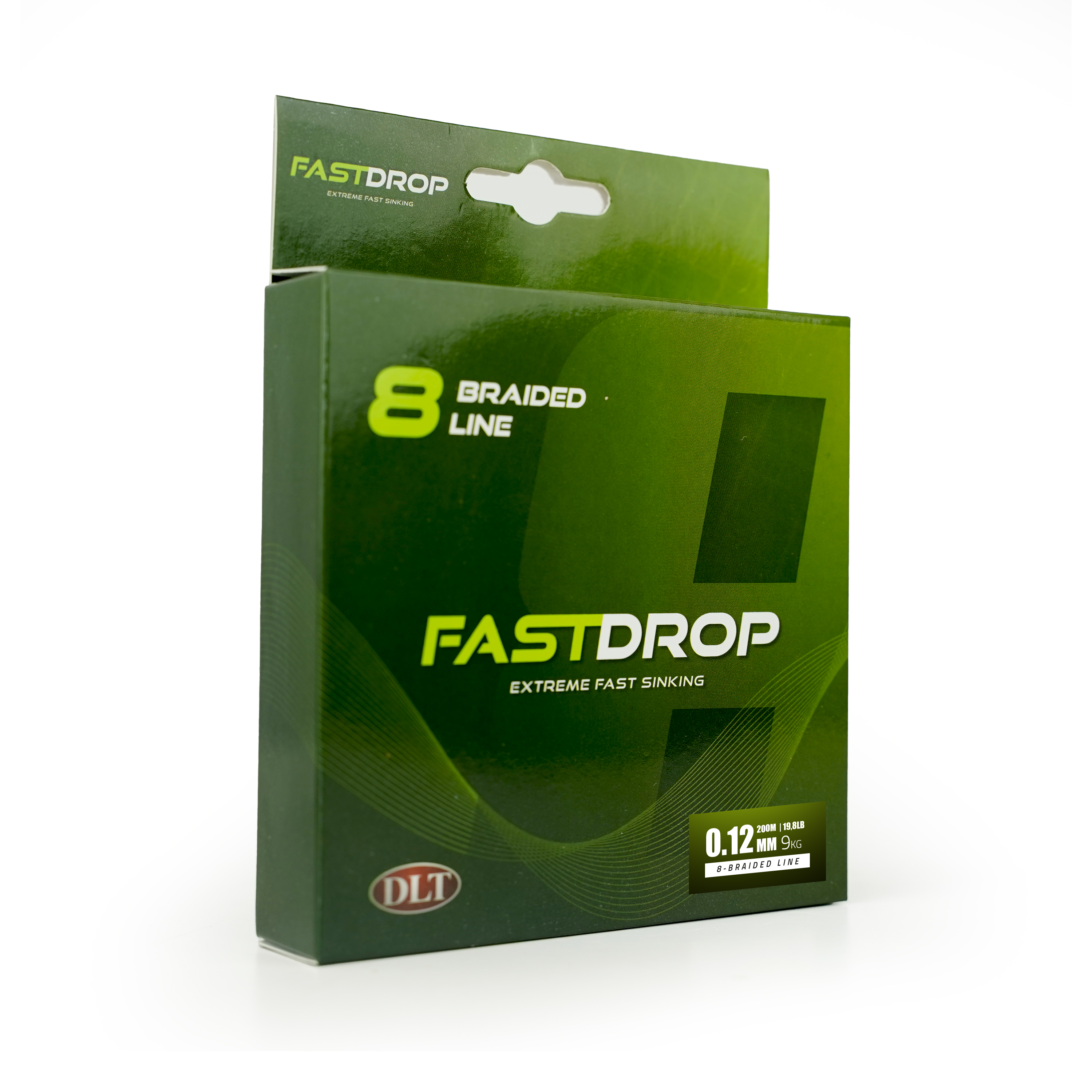 DLT FastDrop 8-Braid - Sinking - 200m - 0.16mm - Yellow - 11kg