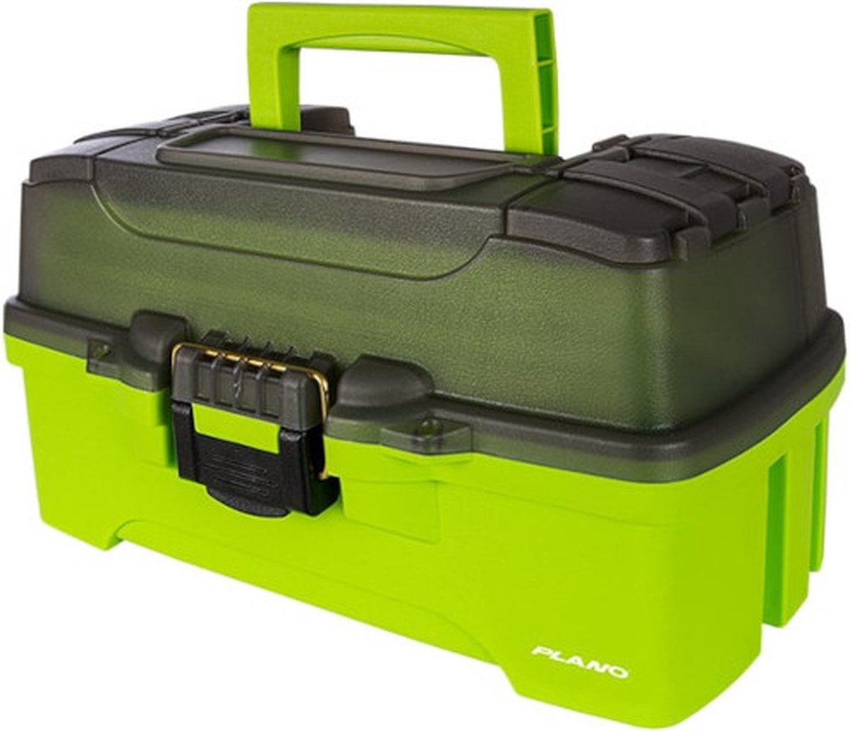 Plano Viskist 1-Lade - Smoke & Groen - Viskoffer