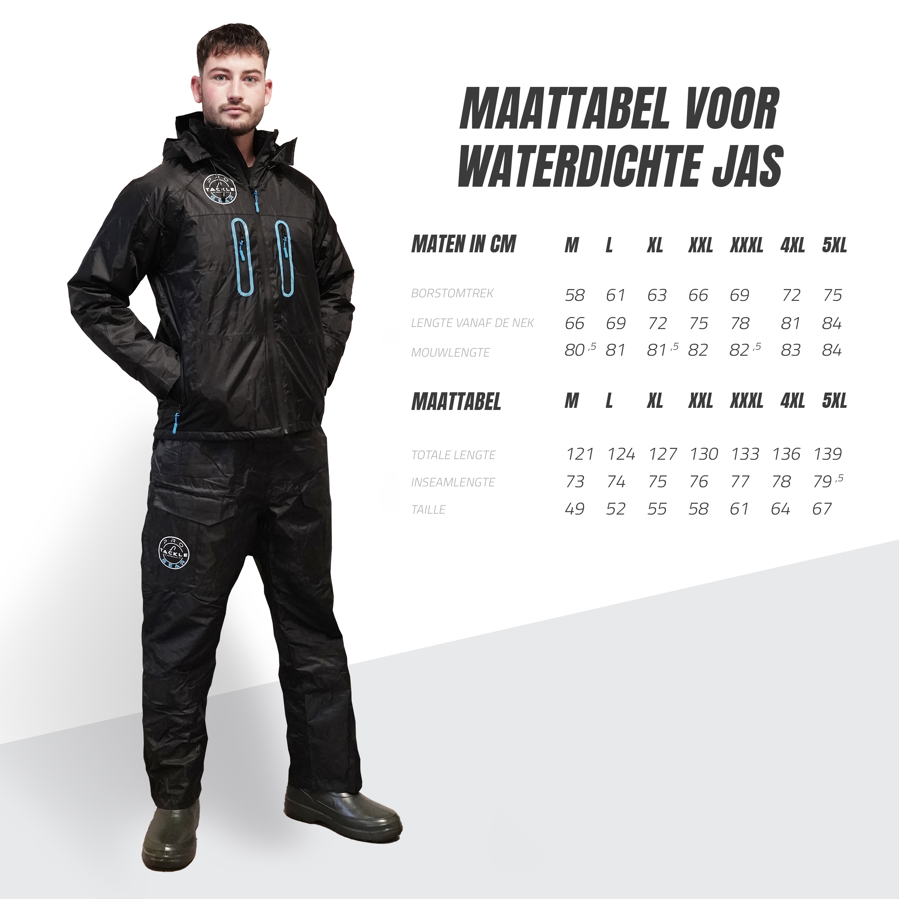 Pro Tackle Performance Warmte pak - Waterdicht - 2 delig - Maat 3XL