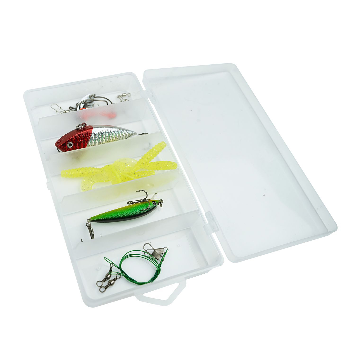 Fish-Xpro Allround Vishengel Set  2,10m - Werpmolen met Nylon - Schepnet 40x40 - Hengelsteun - Tackle Box met Accessoires