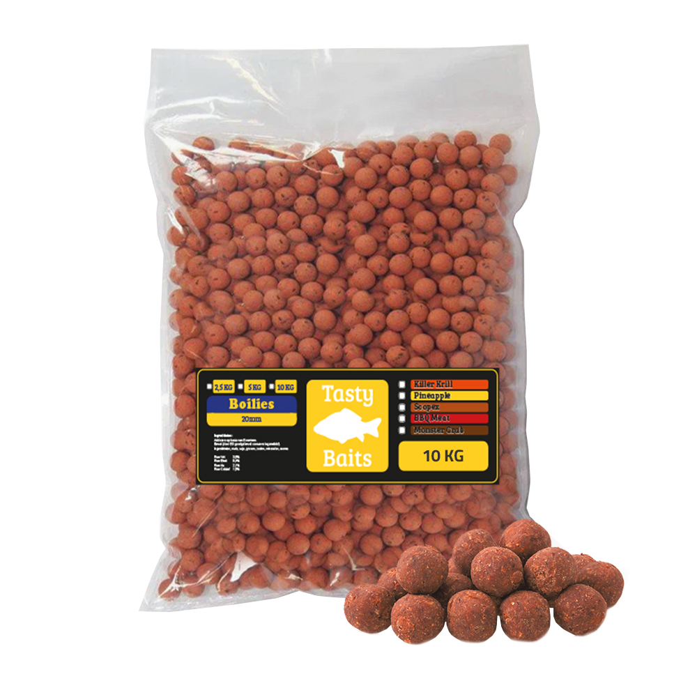X2 Tasty Baits Boilies set Compleet - Monster Crab